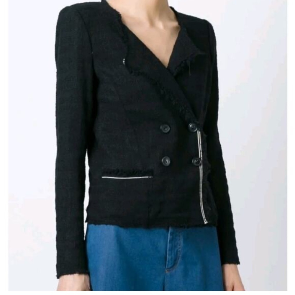 Isabel Marant Black Double-Breasted Blazer